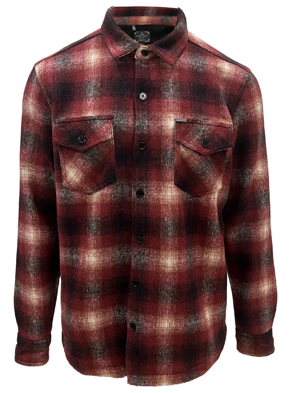 LEONARD RECYCLED CHECKERED SHIRT "PORTO"