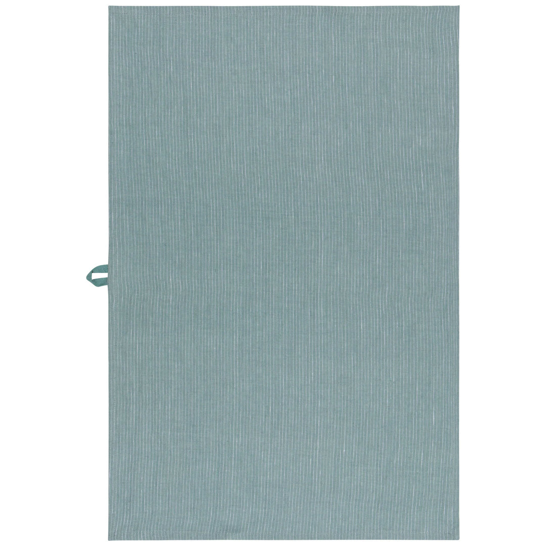 LAGOON PINSTRIPE LINEN DISHTOWEL