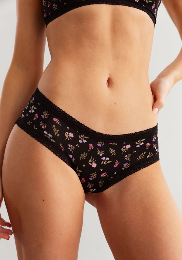 THE MICRO SHORTY - LACE TRIM HIPSTER "LIBERTY"