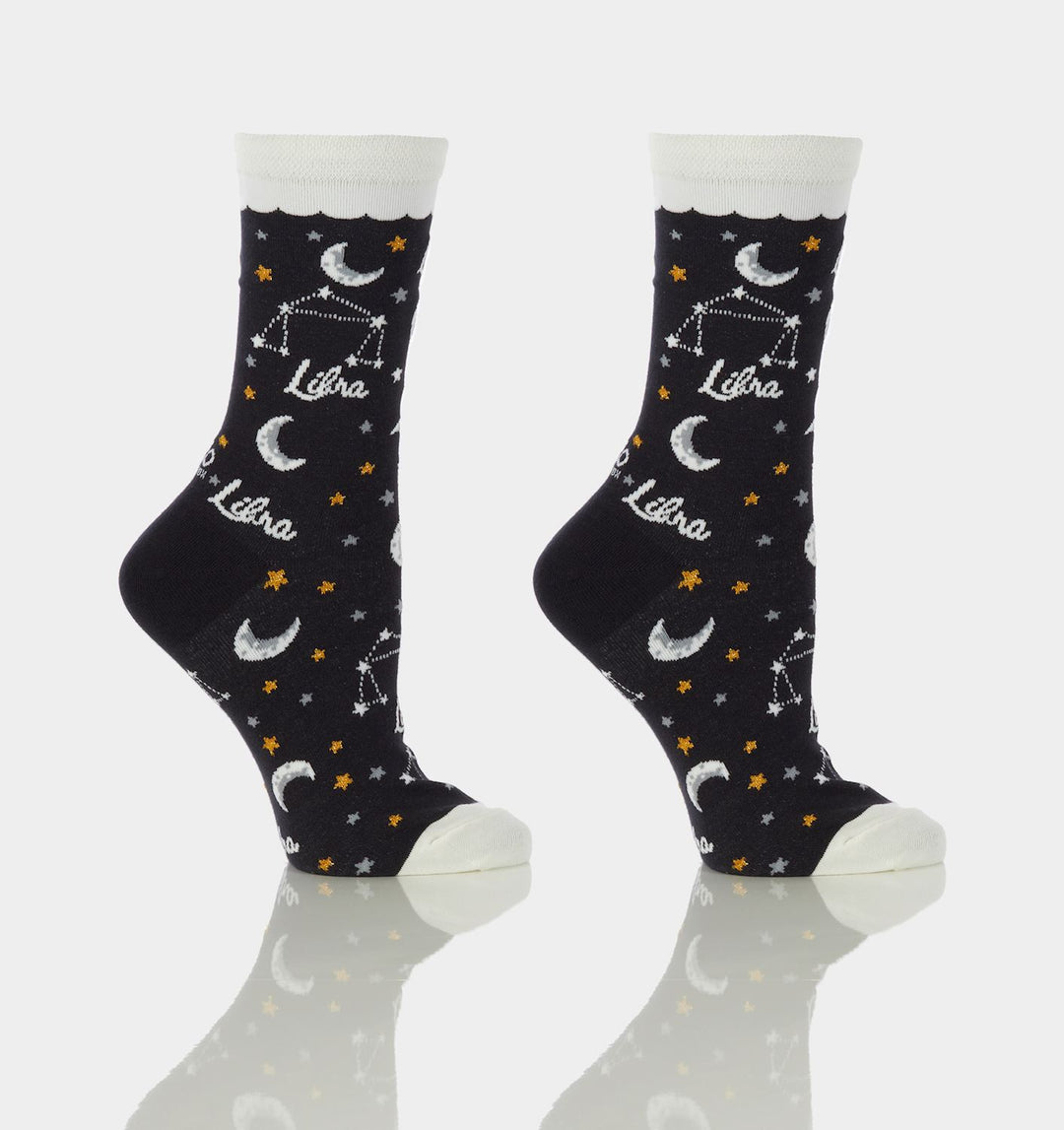 ASTROLOGICAL LIBRA CREW SOCKS