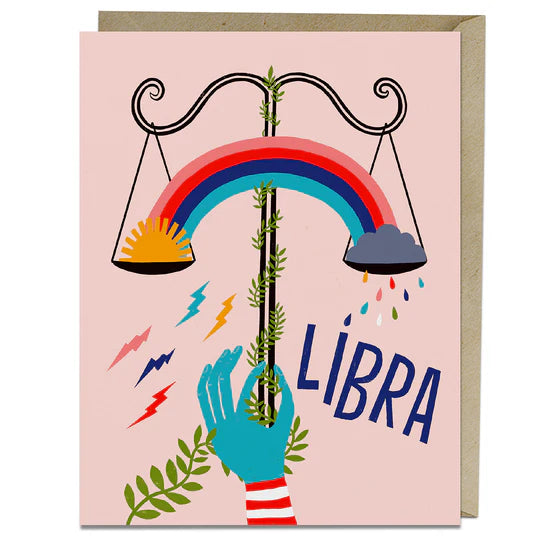 GREETING CARD - "LIBRA"