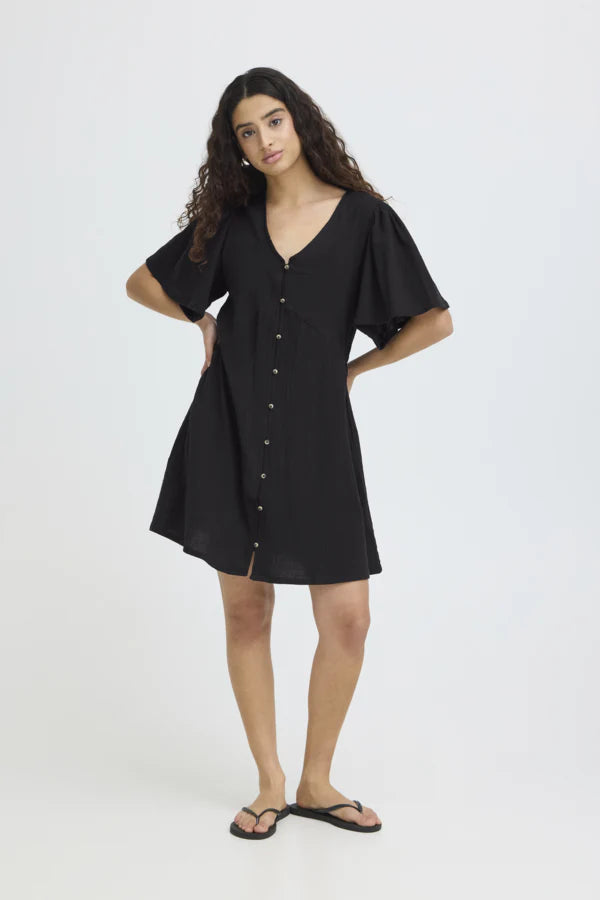 IHLIFANA DRESS "BLACK"