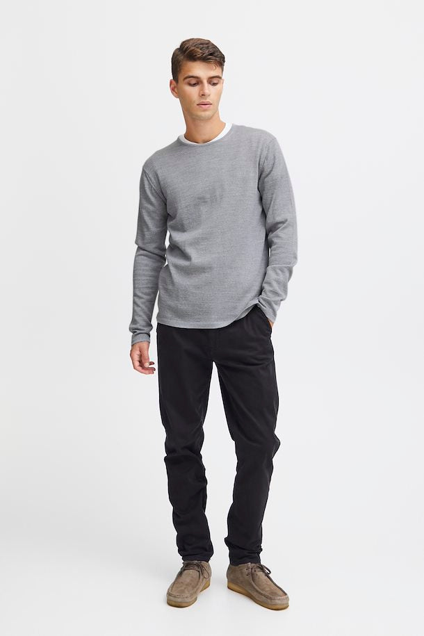 CFKENT PULLOVER "LIGHT GREY MELANGE"