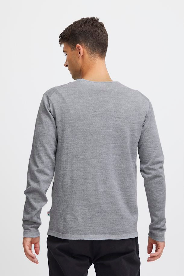 CFKENT PULLOVER "LIGHT GREY MELANGE"