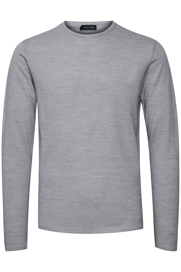 CFKENT PULLOVER "LIGHT GREY MELANGE"