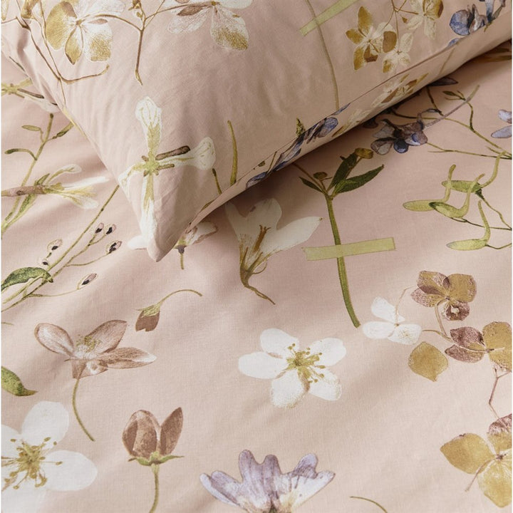 LILY FLOWERED DUVET COVER KING + 2 PILLOW SHAMS