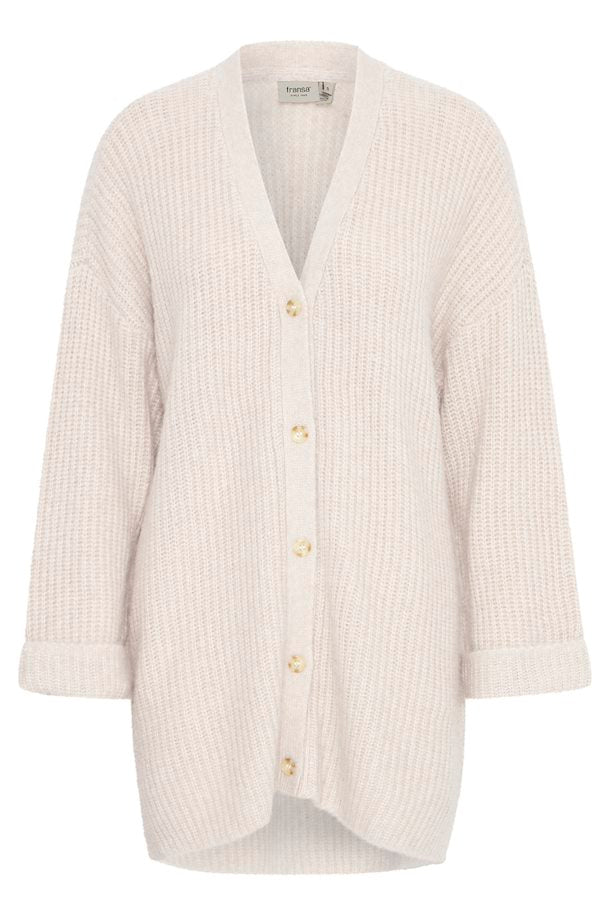 FRBEVERLY CARDIGAN "LIMESTONE MELANGE"