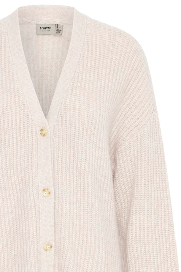 FRBEVERLY CARDIGAN "LIMESTONE MELANGE"