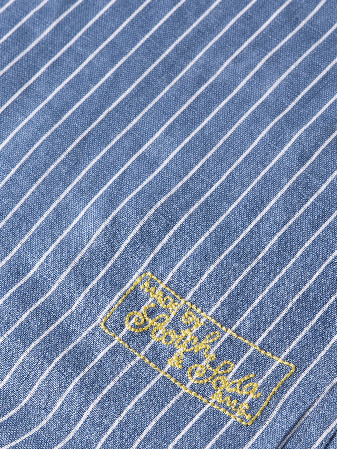 LINEN STRIPED SHIRT "INFINITY WHITE STRIPE"