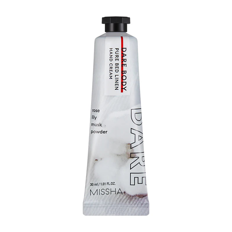 DARE BODY HAND CREAM 30ML - PURE BED LINEN