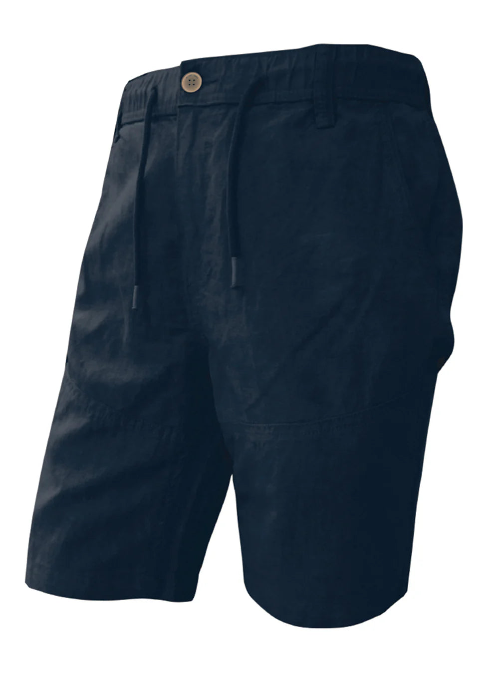 LINNY - LINEN COTTON SHORTS "NAVY MIX"