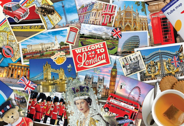 LONDON BUS TIN - 550-PIECE PUZZLE