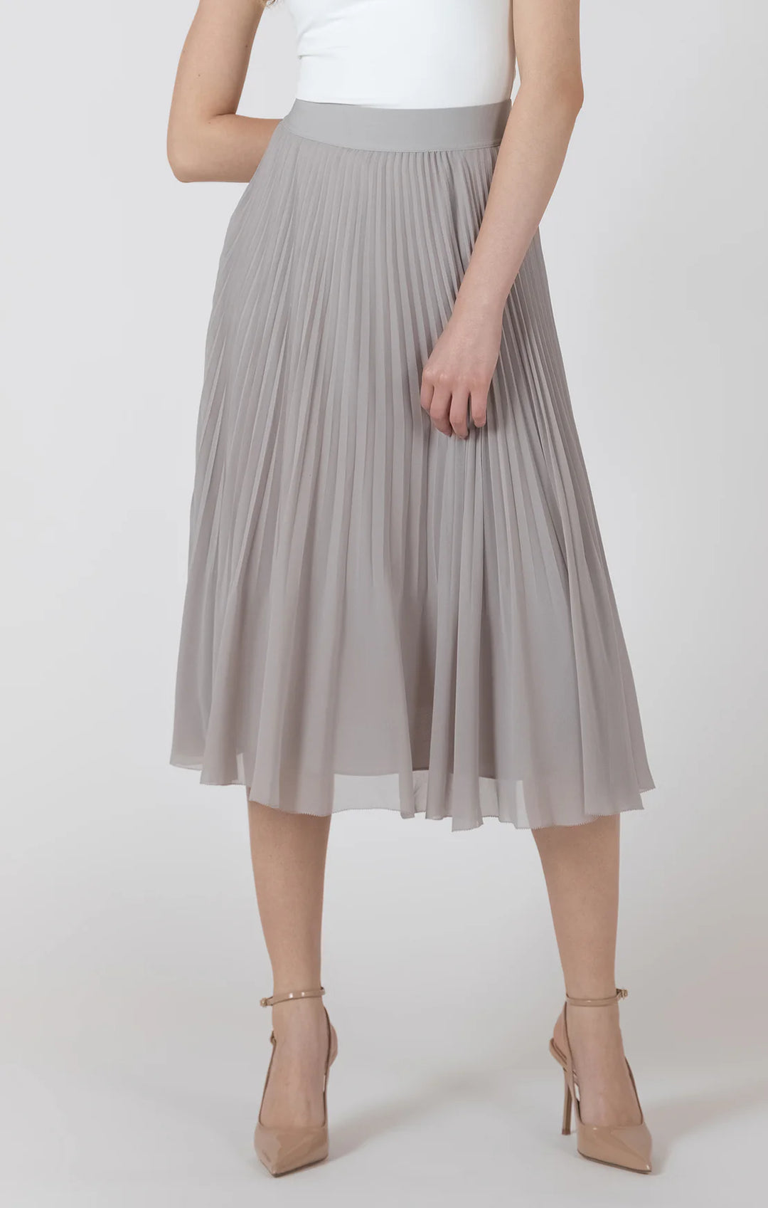 PLEATED SKIRT "LONDON FOG"