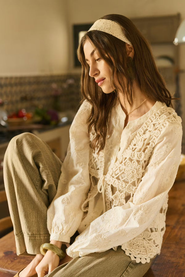 CRLOTU VEST "PERFECTLY PALE/NATURE"