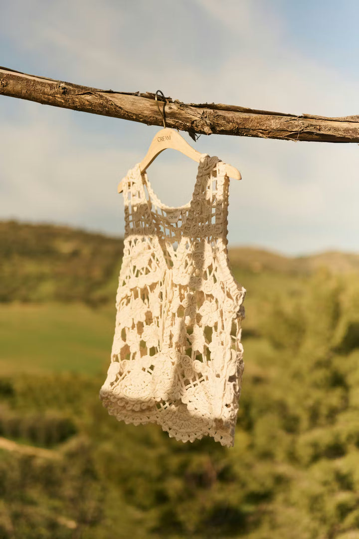 CRLOTU VEST "PERFECTLY PALE/NATURE"