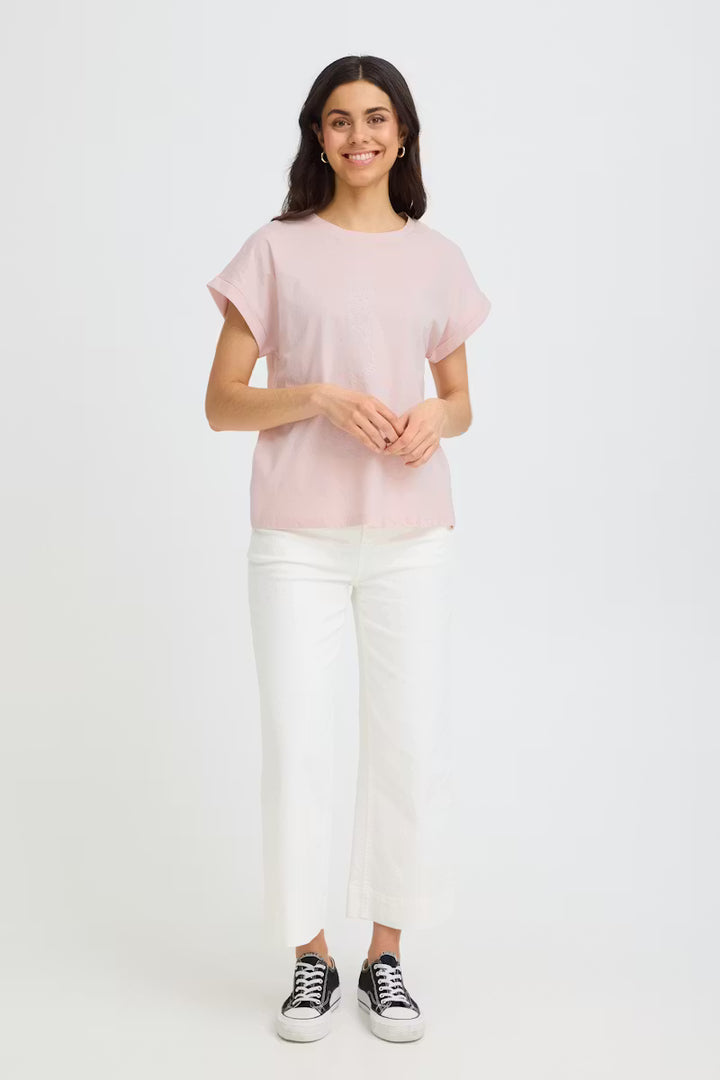 FRGALI TEE "LOTUS FLOWERLINE/PINK"