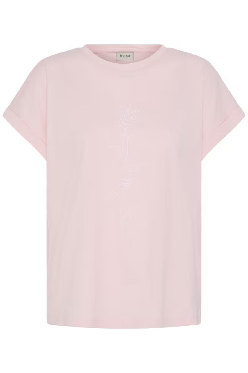 FRGALI TEE "LOTUS FLOWERLINE/PINK"