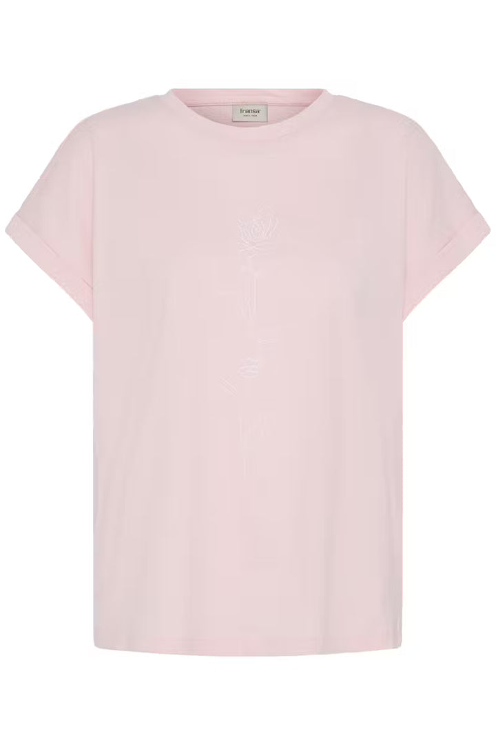 FRGALI TEE "LOTUS FLOWERLINE/PINK"