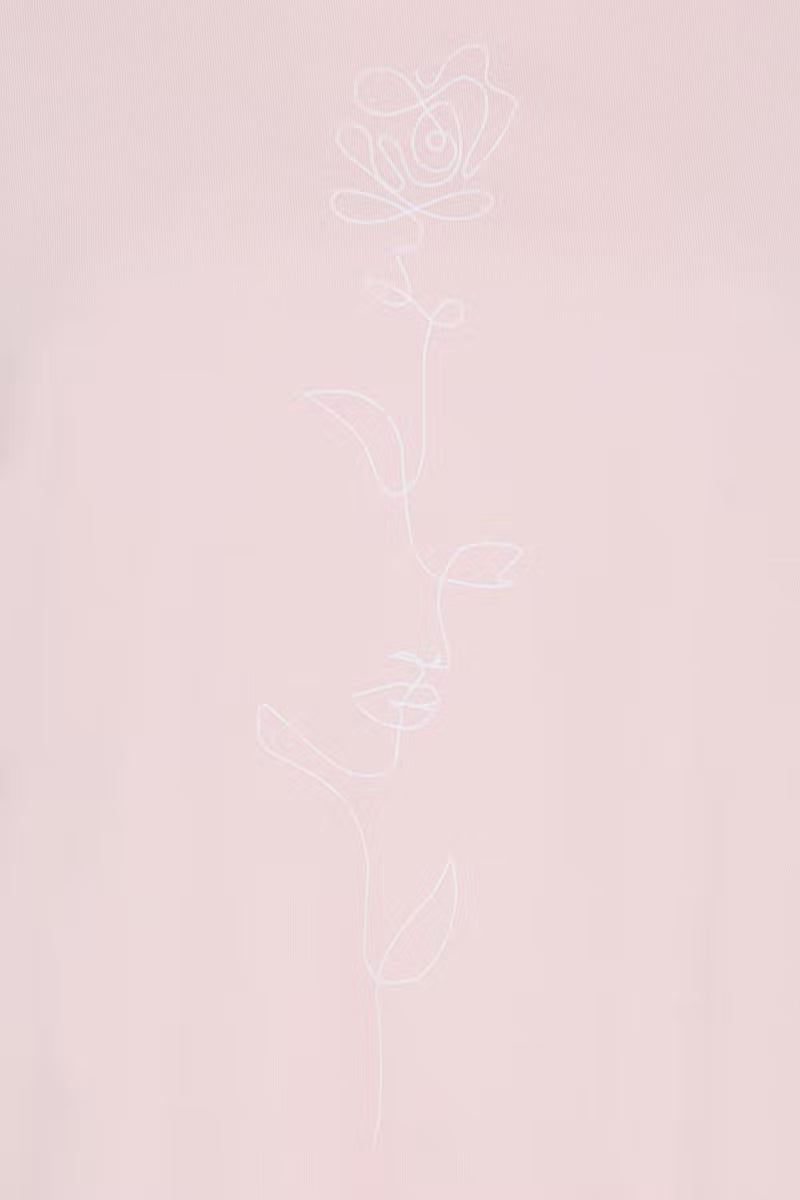 FRGALI TEE "LOTUS FLOWERLINE/PINK"