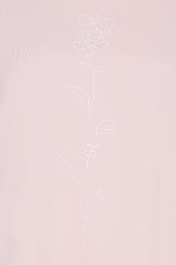 FRGALI TEE "LOTUS FLOWERLINE/PINK"