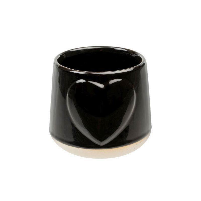 LARGE LOVE POT "CHARCOAL"