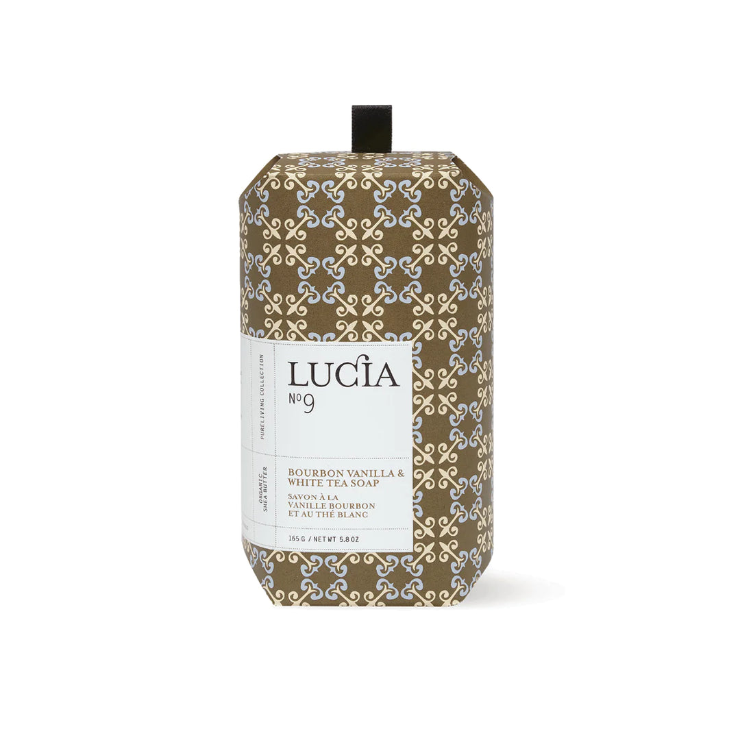 Lucia N°9 Bourbon Vanilla & White Tea Soap Bar