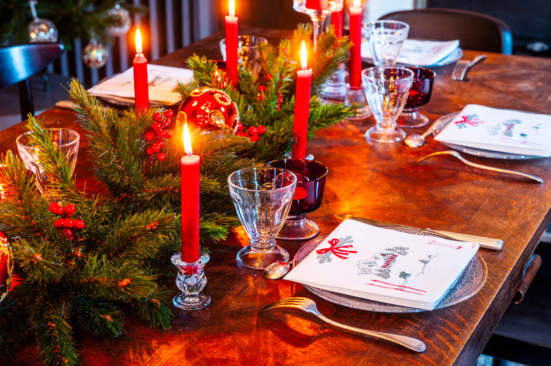 MA CABANE DINNER NAPKIN