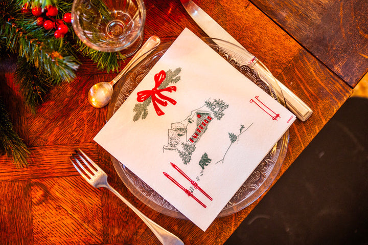 MA CABANE DINNER NAPKIN
