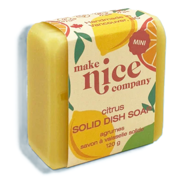 MAKE NICE COMPANY MINI SOLID DISH SOAP - CITRUS 120g