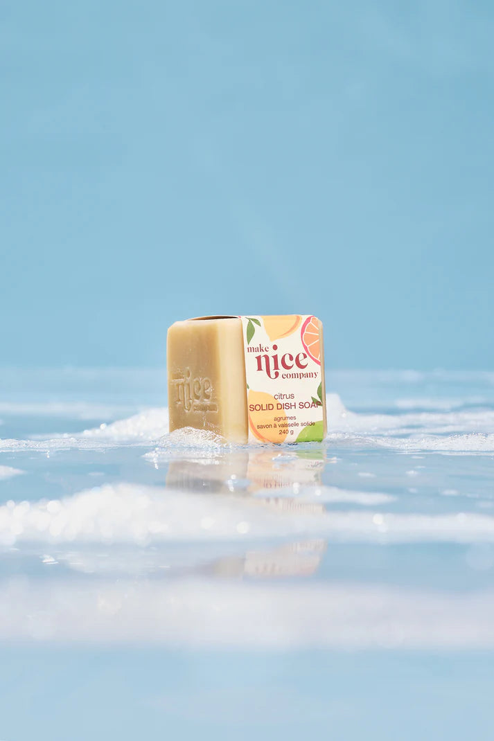 MAKE NICE - CITRUS SOLID DISH SOAP - 240g