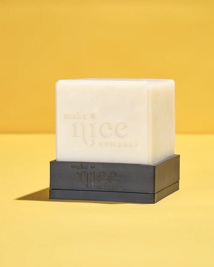 MAKE NICE COMPANY SOAP TRAY (PLANT-BASED) - BLACK