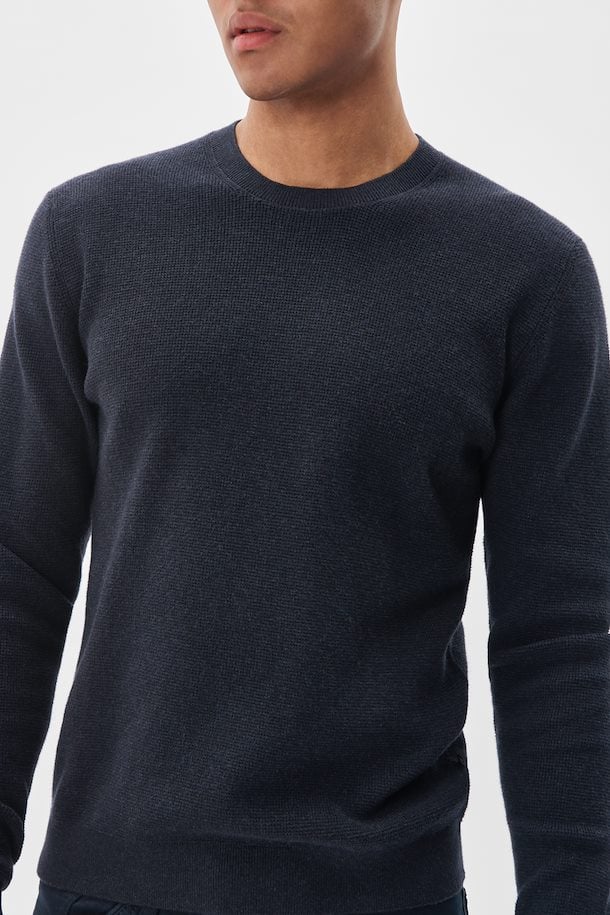 MALAGOON PULLOVER "DARK NAVY MELANGE"