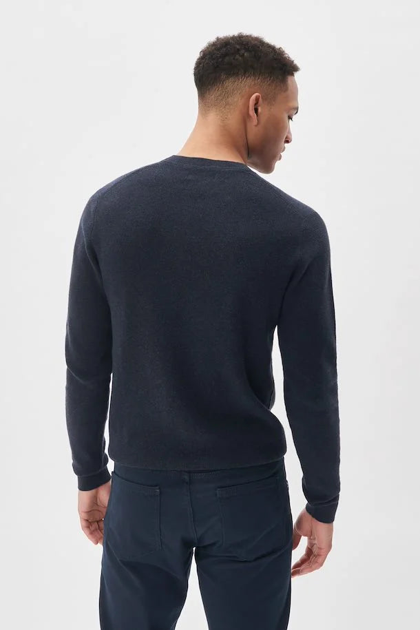 MALAGOON PULLOVER "DARK NAVY MELANGE"