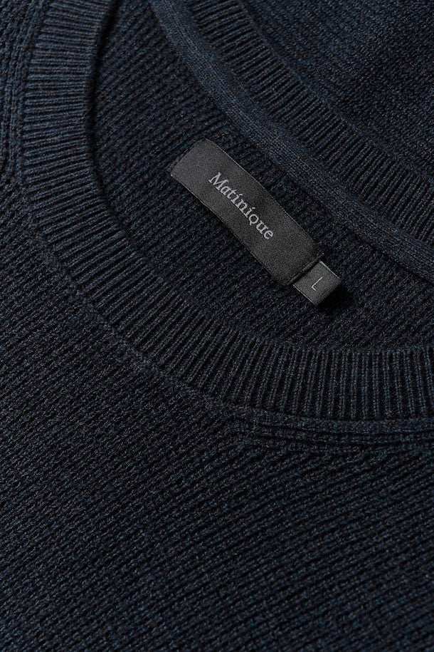 MALAGOON PULLOVER "DARK NAVY MELANGE"