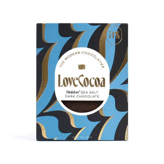 MALDON SEA SALT DARK CHOCOLATE BAR (VEGAN)