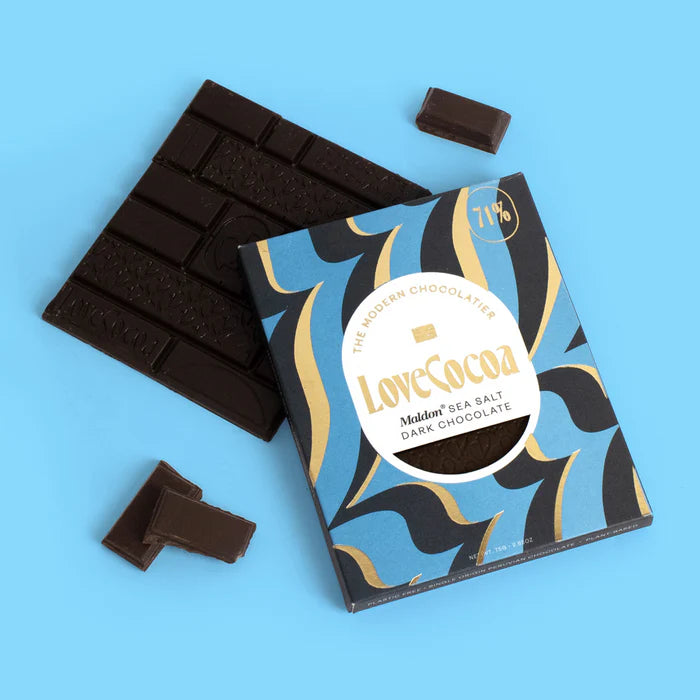 MALDON SEA SALT DARK CHOCOLATE BAR (VEGAN)