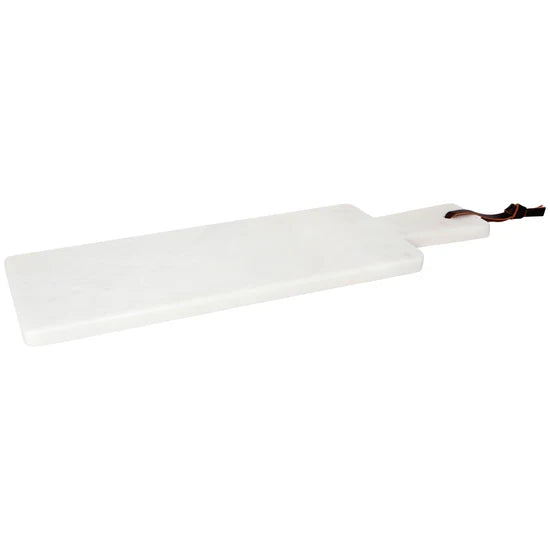 WHITE MARBLE SERVING PADDLE