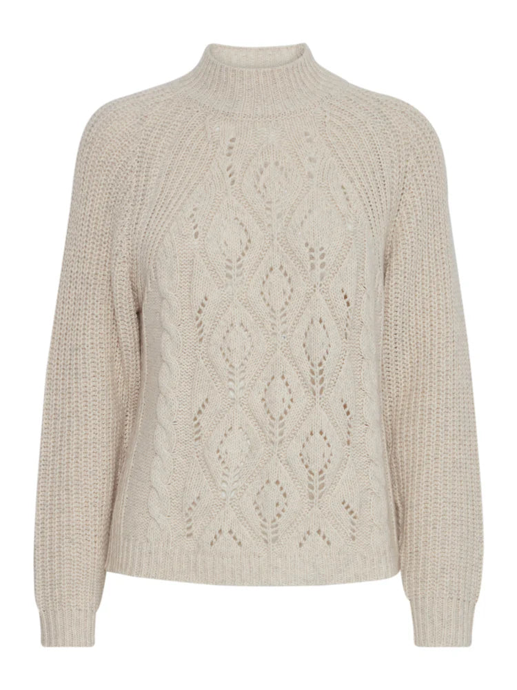 BYMAREN JUMPER "BIRCH MELANGE"