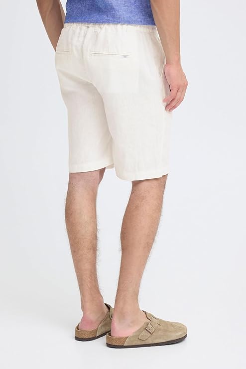 CFPANDRUP LINEN SHORTS "MARSHMALLOW"
