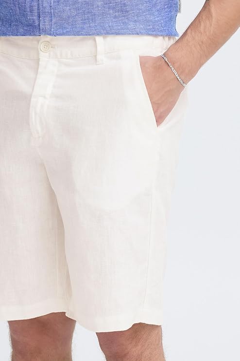 CFPANDRUP LINEN SHORTS "MARSHMALLOW"