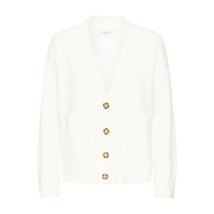 BYOTARI POCKET CARDIGAN "MARSHMALLOW"