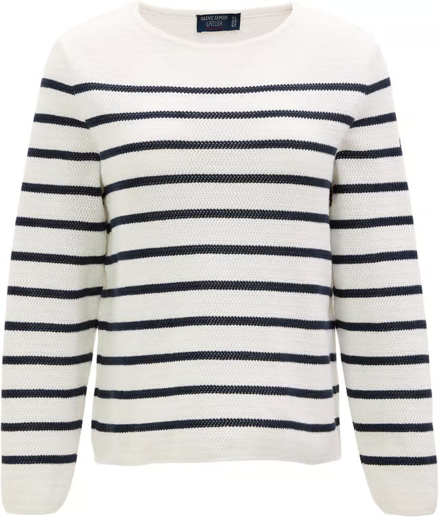 MARTIGUES SWEATER "WHITE/NAVY"