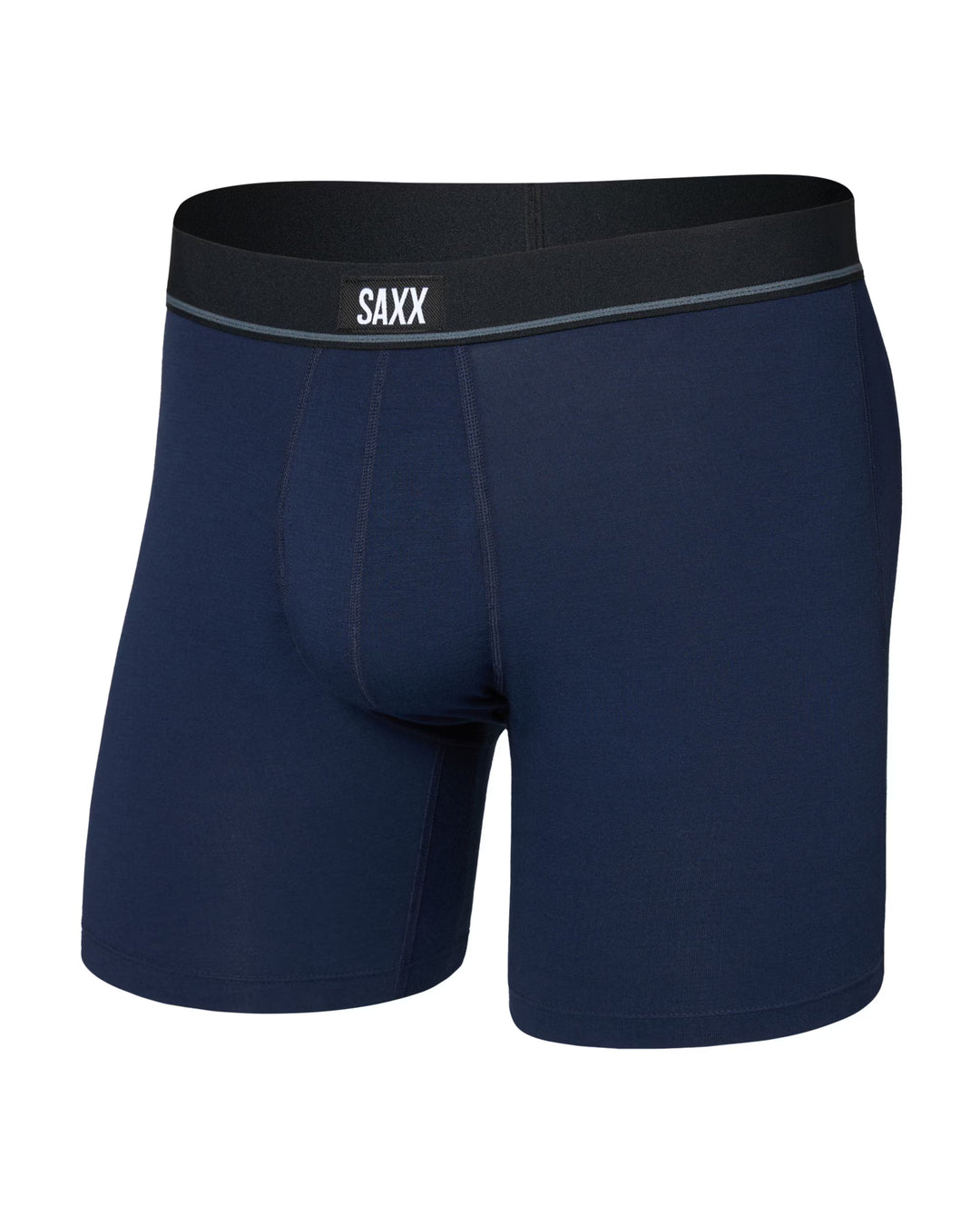 ESSENTIAL COTTON BOXER BRIEFS "MARITIME"