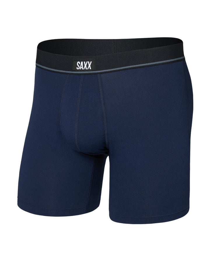 ESSENTIAL COTTON BOXER BRIEFS "MARITIME"