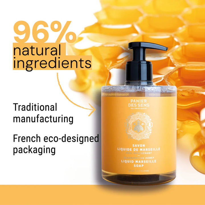LIQUID MARSEILLE SOAP - REGENERATING HONEY 500ML