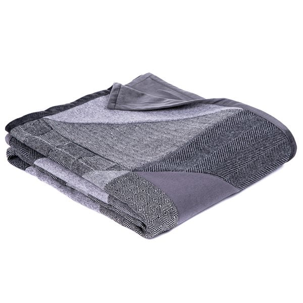 MATIS CHARCOAL GREY THROW 50X60