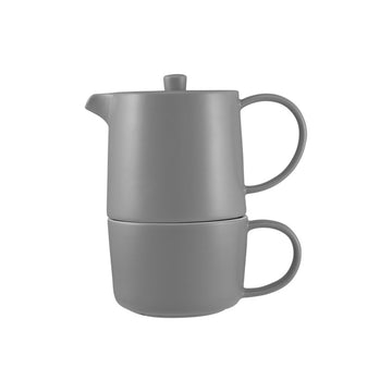 CAFE LIFE TEA FOR ONE WITH INFUSER - GREY 450ML