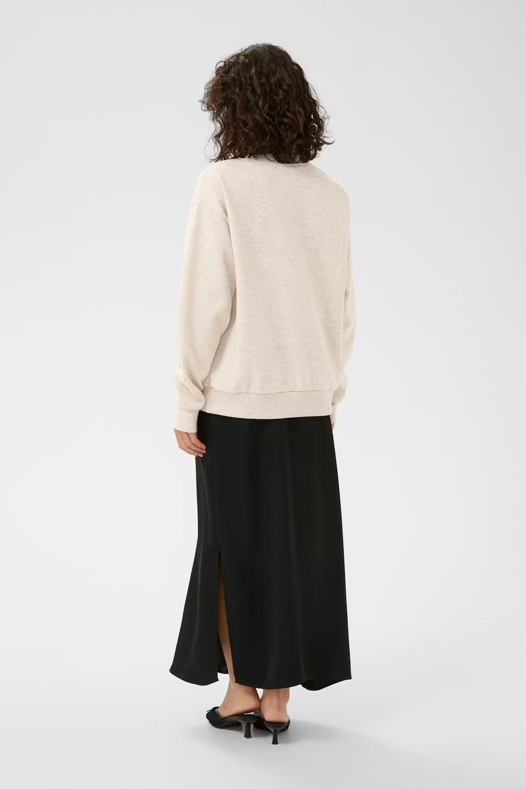 KAMELODY SWEATSHIRT "FEATHER GRAY MELANGE"