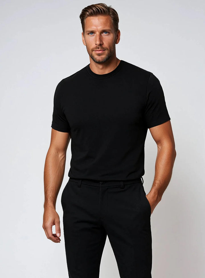 MEL - DRY EDITION CREWNECK T-SHIRT "BLACK"