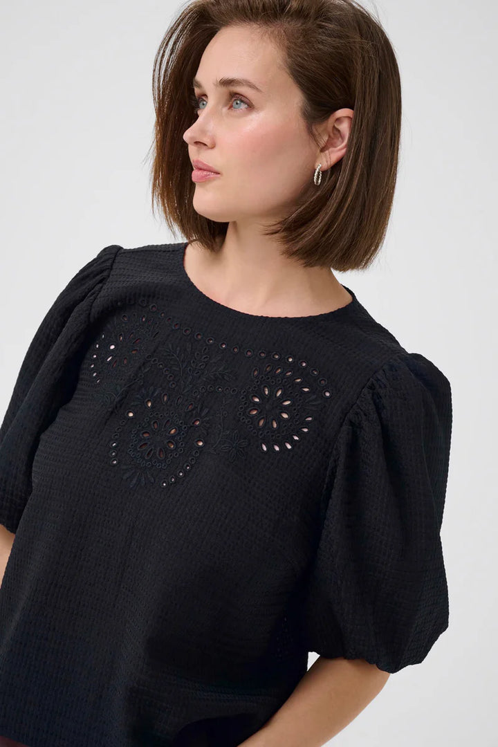 KAMELANI BLOUSE "DEEP BLACK"